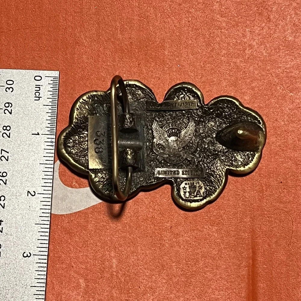 VTG Coin Belt Buckle The Great American Buckle Co 1979 Limited Edition #338-